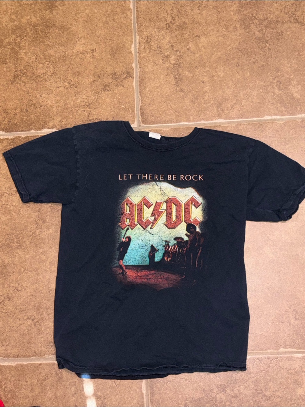 AC/DC Black Kids' 'Let There Be Rock' Graphic Tee